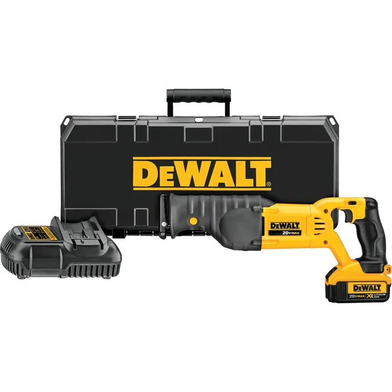 20v Max Cordless Reciprocating Saw Kit With 5.0 Ah Battery And Charger