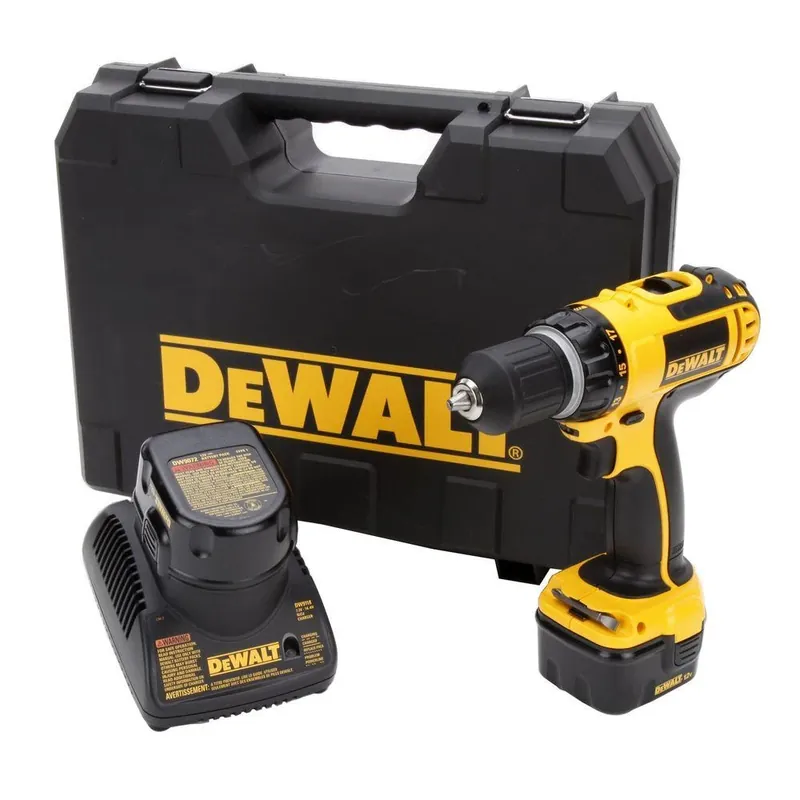 12-volt Ni-cad 3/8 In. Cordless Compact Drill Kit With Accessories