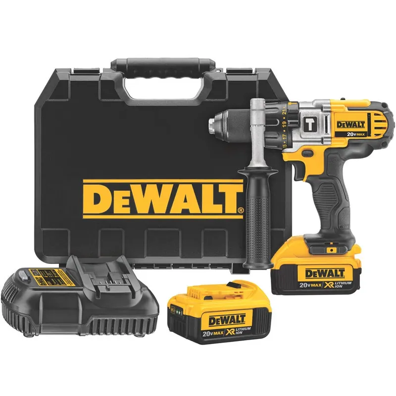 Dcd985l2 20v Max Cordless Lithium-ion 1/2 In. Premium 3-speed Hammer Drill Kit
