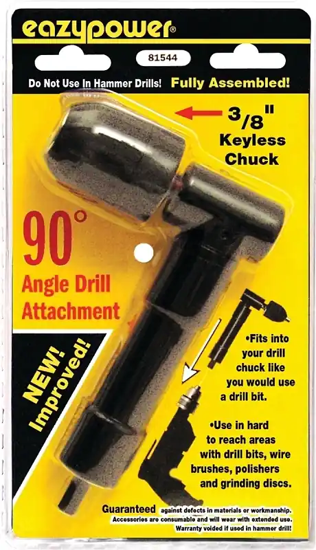 Eazypower Isomax 7 In. X 7 In. L Plastic Drill Attachment Drill Attachment 1 Pk