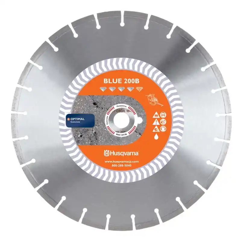 14 Inch Diameter Blue 200b Alloy Steel Circular Saw Blade Model 542751032