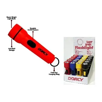 Dorcy 20PC - 2D Deluxe Econo Flashlight Bulk Display