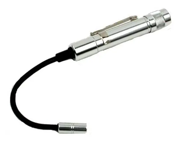 41-1406 Mini Flexible Led Flashlight With Belt Clip And Battery