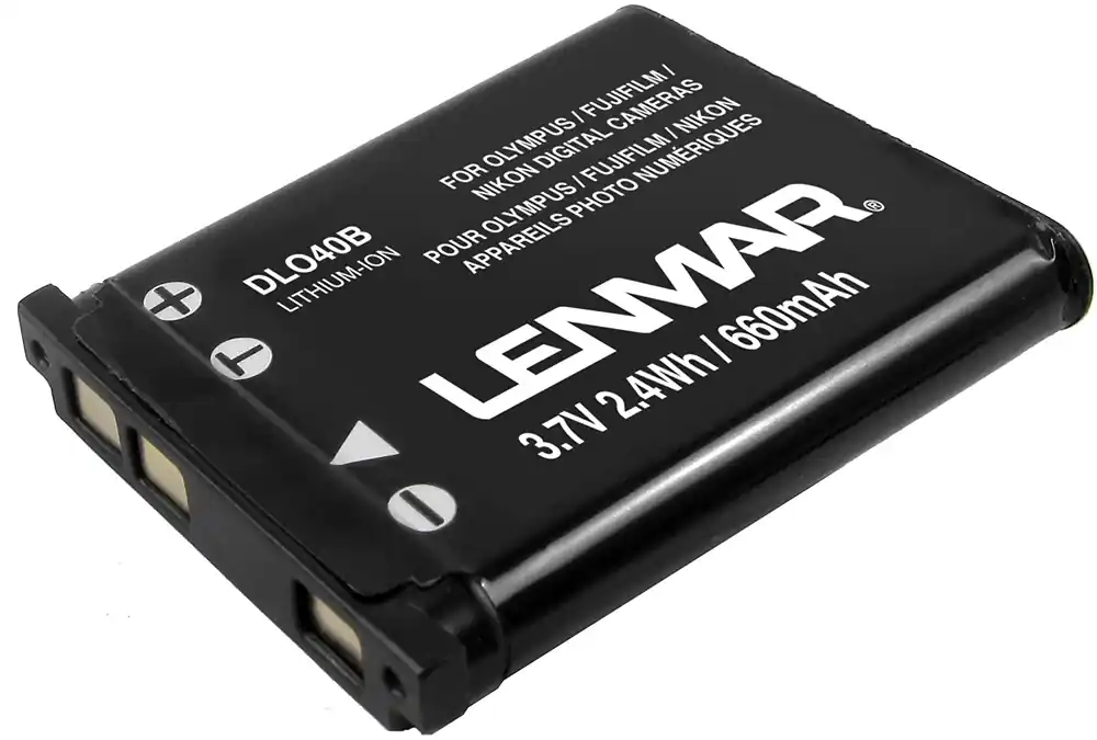 Dlo40b Replacement Lithium-ion Battery For Olympus Digital Cameras, 660mah