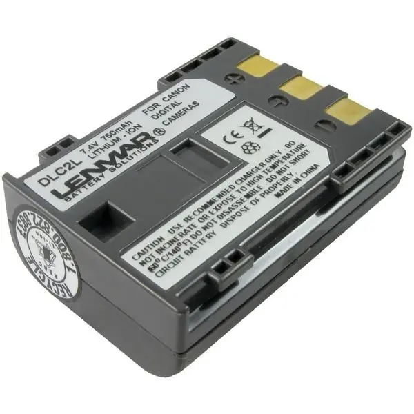 Dlc2l Replacement Battery For Canon Nb-2l Digital Cameras, 7.4v, 570mah