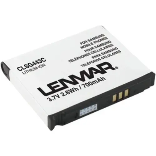 Clsg443c Replacement Lithium-ion Battery For Samsung Behold, Gravity 2, Impression, Instinct