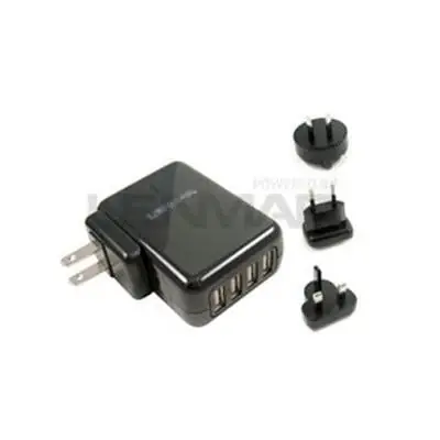 Acusb4 International Power Adapter With 4 Usb Ports For Multiple Devices