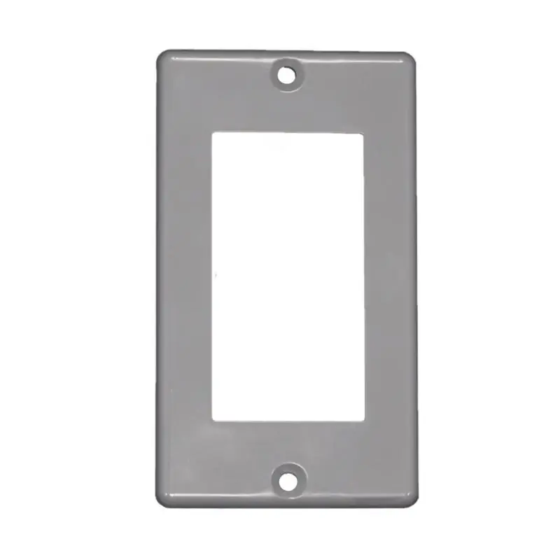 Ez Box Rectangle Thermoplastic 1 Gang Gfci Cover - Gray