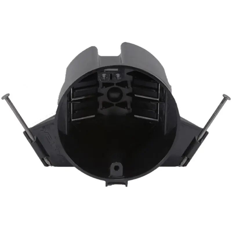 Ez Box 18 Cu In Round Polycarbonate Ceiling Box Black - New Work Model Ez18cn