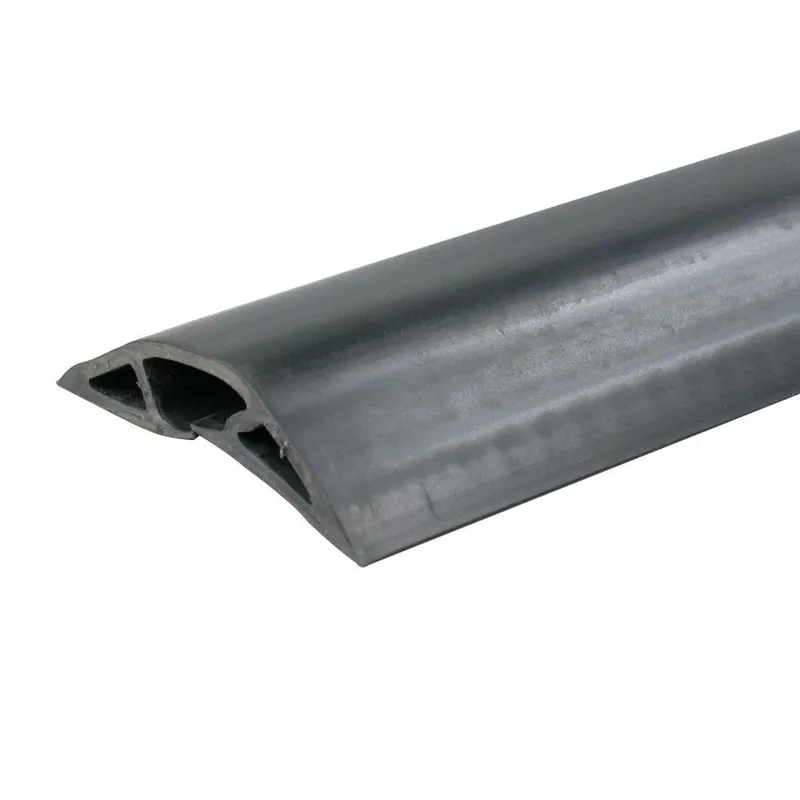 Non-Metallic Over-Floor Cord Protector, Black, 15-Ft.