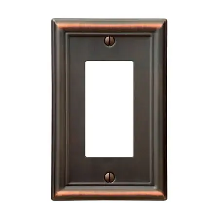 Antique Bronze 1 Rocker Gfi Wall Plate Model 9laz117 By Creative Accents