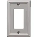 Brushed Nickel Decorator Wall Plate Model 9lbn117 By Jackson-deerfield Manufacturing