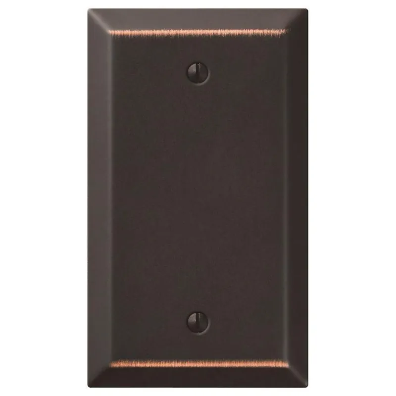 Century 1 Blank Wall Plate - Aged Bronze