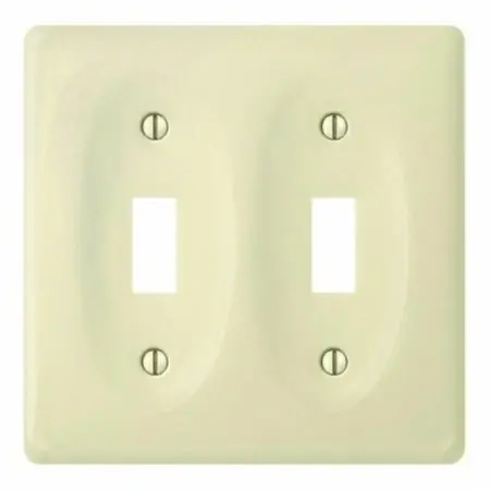 982bn Porcelain Bone Toggle Wall Plate For Switches