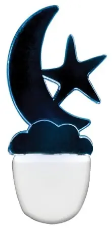 Star & Moon Guide Lite Night Light Model C21-49563-sam Blue Led