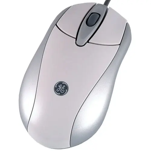 Wired Optical Mouse - Jasco 98529 - White Color For Pcs And Laptops