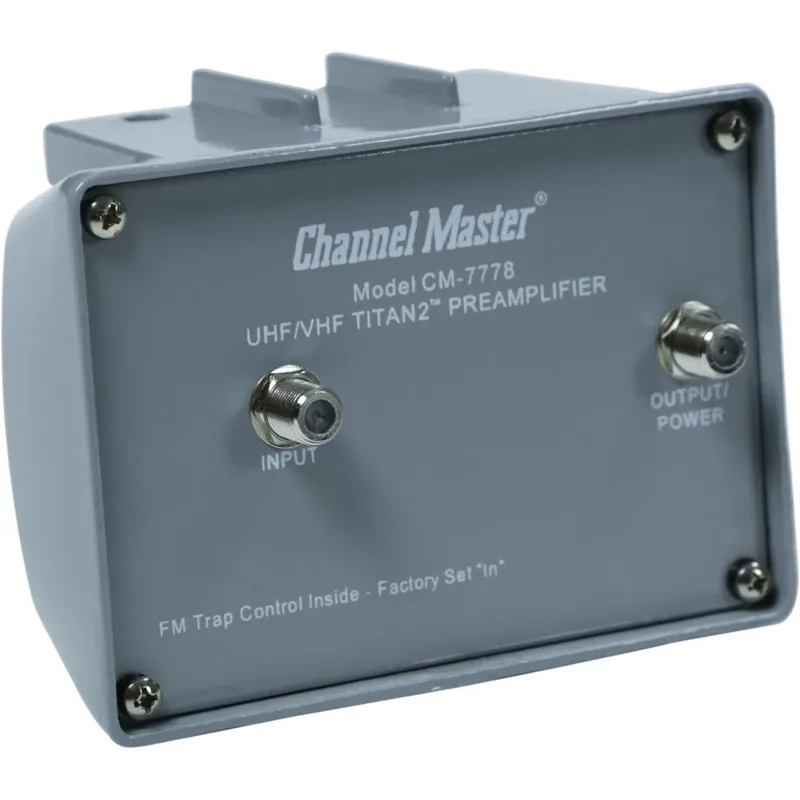 Cm-7778 Indoor/outdoor Amplified Roof Antenna With Titan 2-antenna Booster