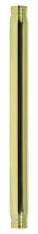 7793500 0.75 X 24 Inch Extension Down Rod In Polished Brass Finish