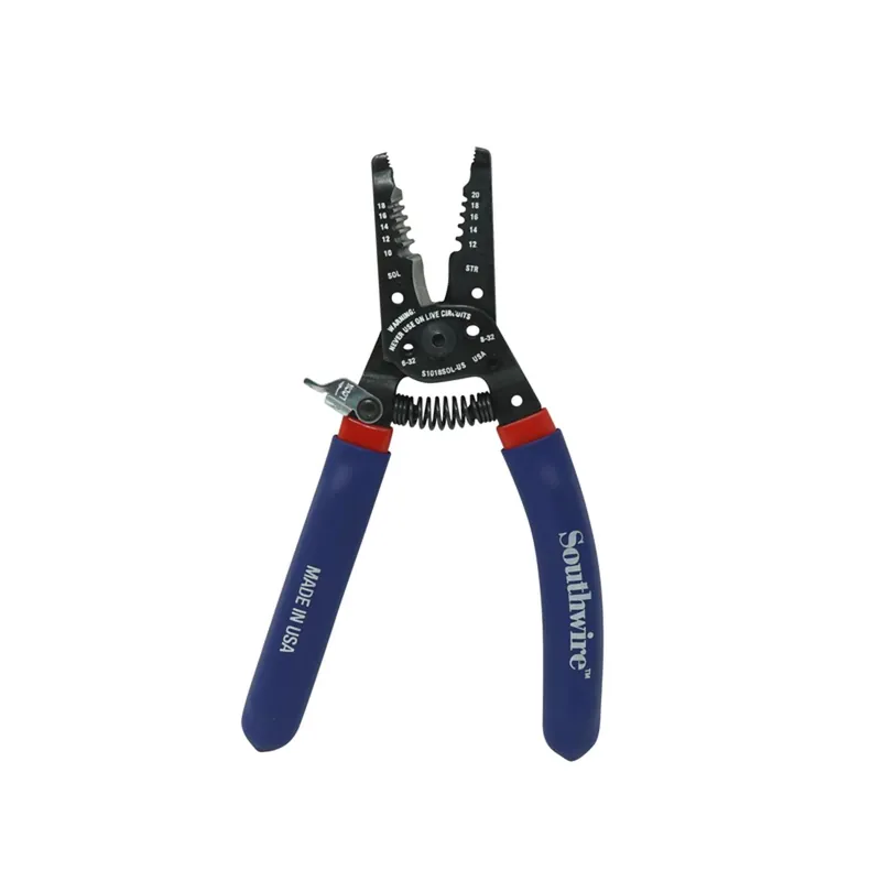 Wounded Warrior Project 9 In. Ergo Handle Wire Stripper 10-18 Awg Solid/12-20 Awg Stranded
