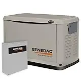 6243 17,000 Watt Air-cooled Standby Generator With 200se Transfer Switch