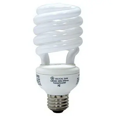 Lighting 26 Watt Energy Smart Dimmable Spiral T3 Compact Fluorescent Bulb