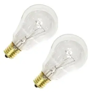 Lighting 60 Watt A15 Clear Ceiling Fan Bulb - 2 Pack