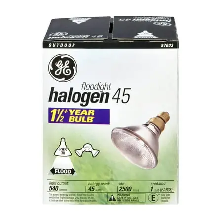 17471 45 Watt Par38 Halogen Floodlight Light Bulb - 120 Volt