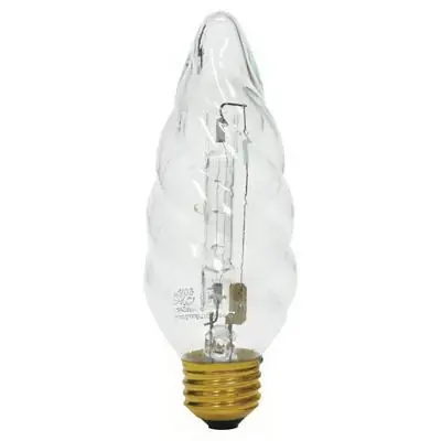 GE 10044 Halogen Long Postlight Bulb, 60 Watts, 120 Volt