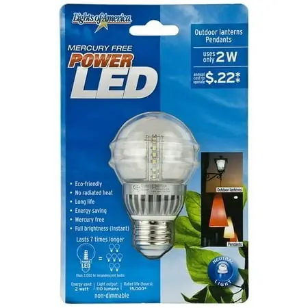2326led-lf4-24 2w G16 Led Globe Light Bulb, Bright White