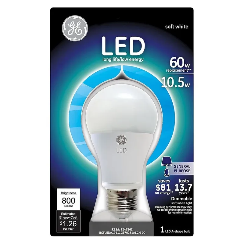 GE Energy Smart LED 11 Watt A19 1-pack 68015