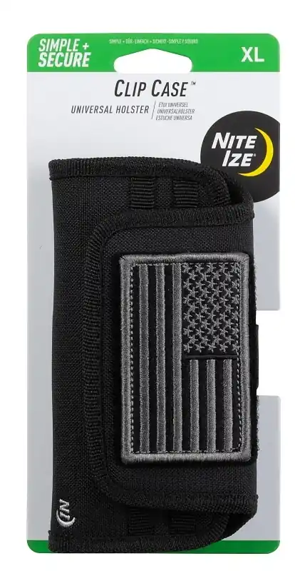 Black Xl Universal Cell Phone Case With Clip - Model Ccsxlus-01-r3