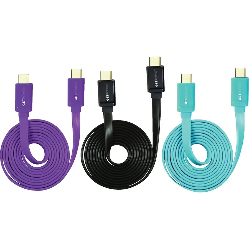 4 Ft. Usb-c To Usb-c Power Delivery Charge/sync Cable - Multi Color