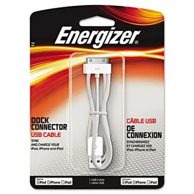 Apple Usb Charging Cable Cb-apw70 For Iphone, Ipad, Ipod - White