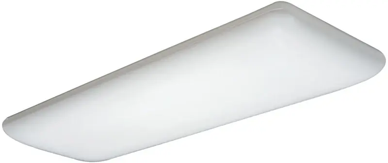 10642re 4-light White Fluorescent Ceiling Fixture, 120 V