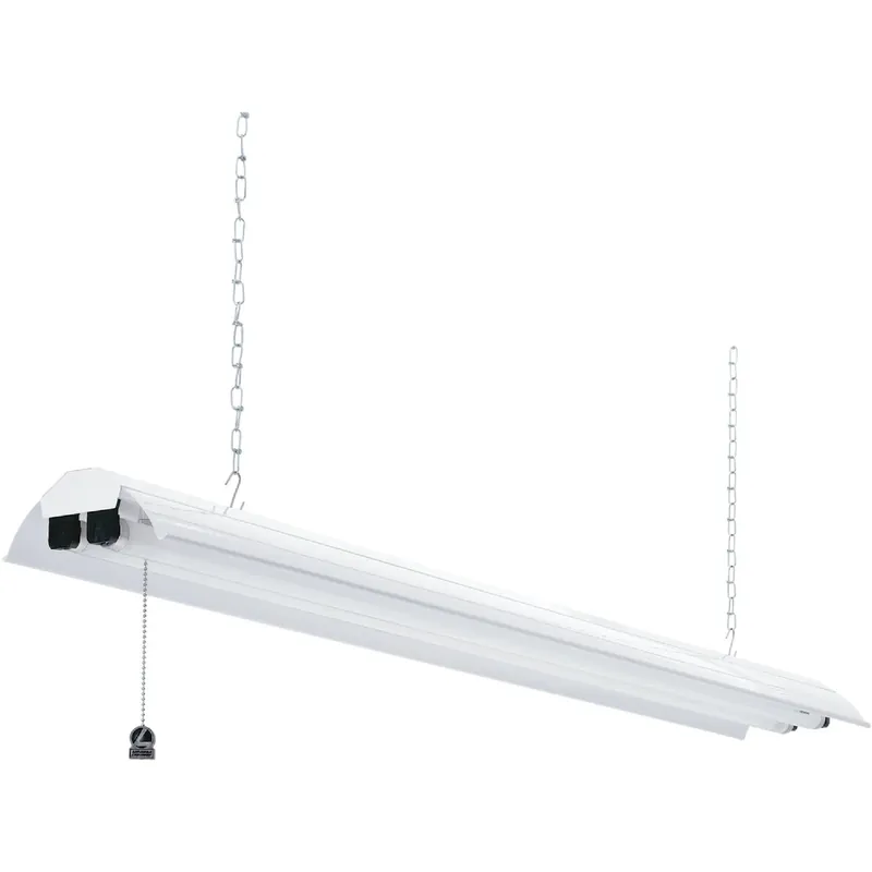 T8 Fluorescent Shop Light Fixture 2-light With Contoured Reflector Model 1245