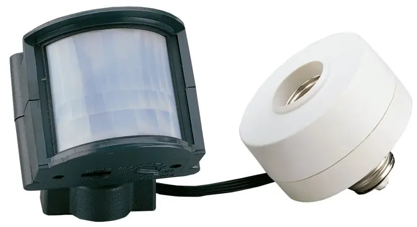Sl-5211-gr-a Gray Screw-in Motion Sensor Light Control Dusk To Dawn 75 Watts