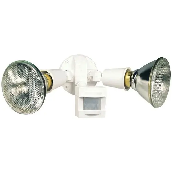 Sl-5408-wh-a White 2 Light 110 Degree Motion Activated Security Floodlight