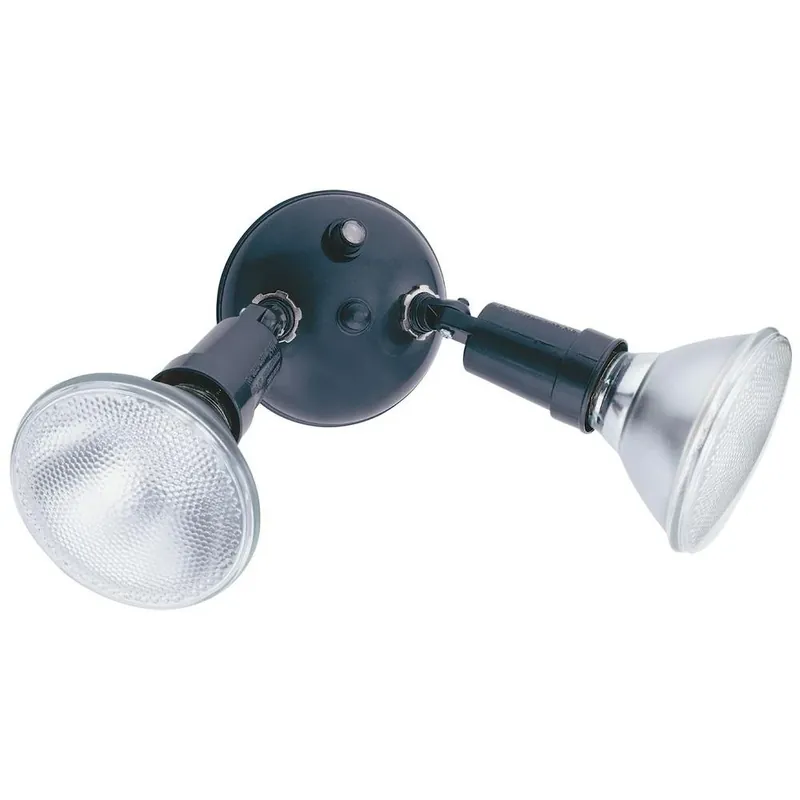 2-light Outdoor Bronze Flood Light, Model Ofth 300pr 120 P Bz M12