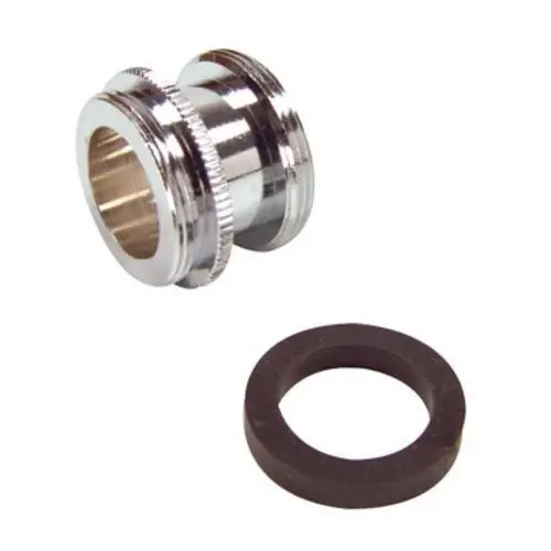 36124e Low-lead 15/16-27t Male Thread Aerator Adapter - Brass