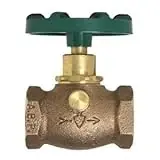 Stop And Waste Straight 3/4 Inch Fip Valve For Plumbing Applications