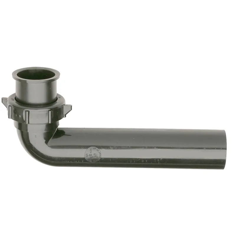 1-1/2 Inch Diameter X 7 Inch Length Polypropylene Waste Arm For Kitchen Sinks