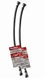 Watts MFS S20-88 FloodSafe 1/2-by-1/2-by-20-Inch Faucet Connector, 2-Pack
