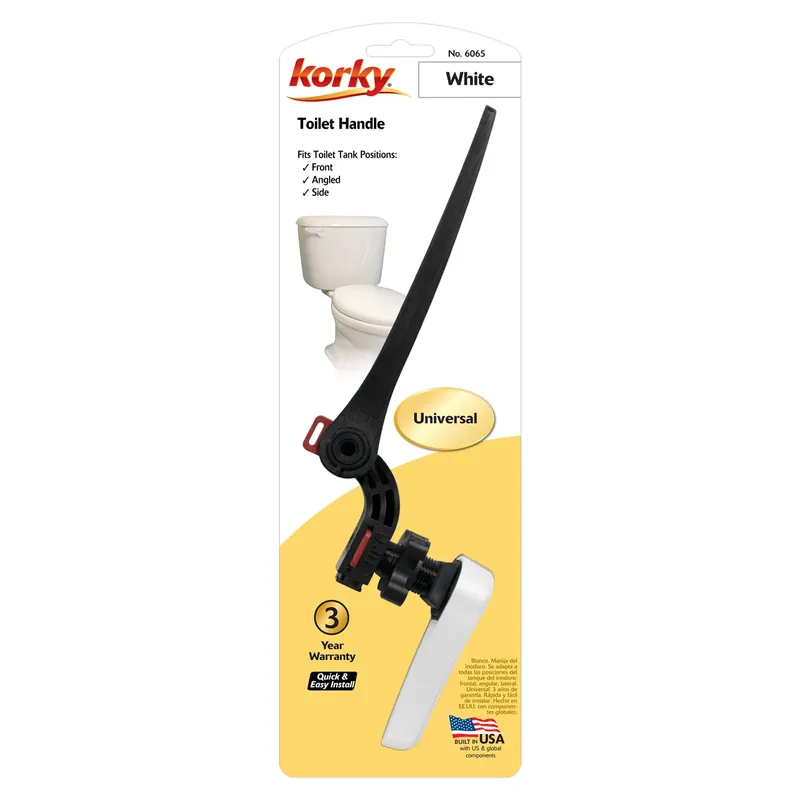 Toilet Flush Handle, White