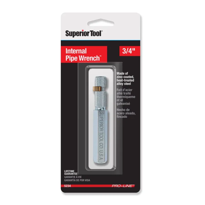 Internal Pipe Wrench Nipple Extractor, 3/4 In.