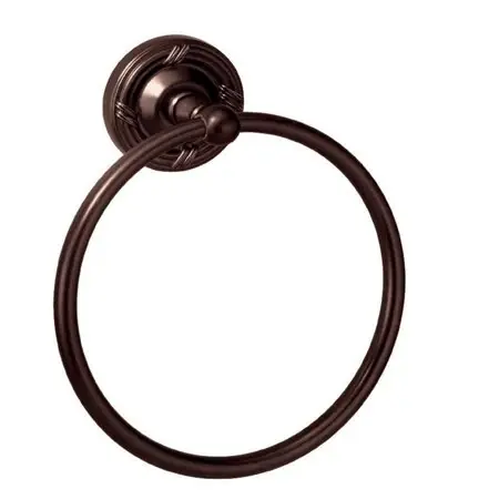 Gatco 4652 Chenille Towel Ring 6-1/2" Burnished Bronze Finish