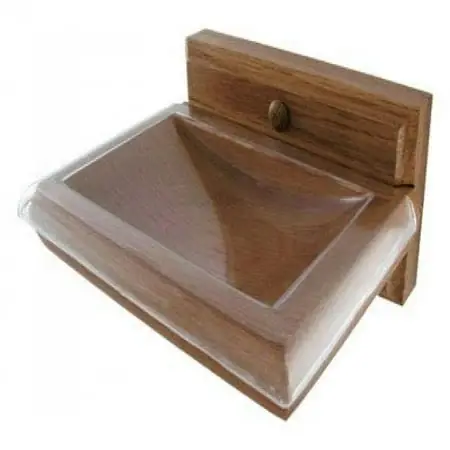 Exquisite Oak Soap Dish Model 265 A9820 For Elegant Bathroom Decor