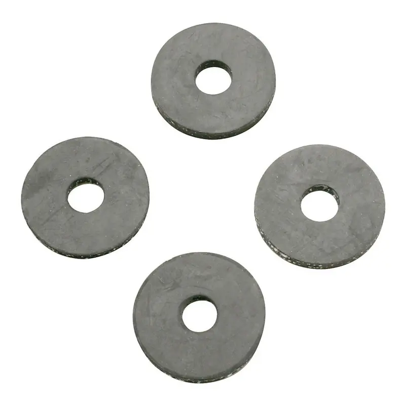 Rubber Bib Washer For Valve Stem - 4 Piece Set