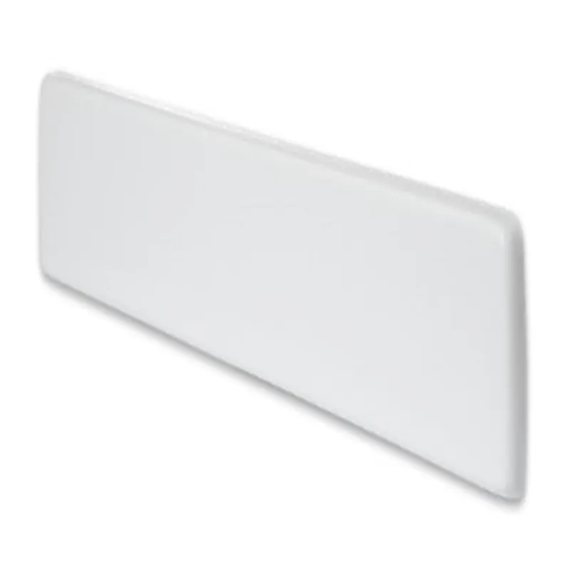 Cultured Marble Side Splash 22 In. W X 1 In. D White For Bathroom Vanities