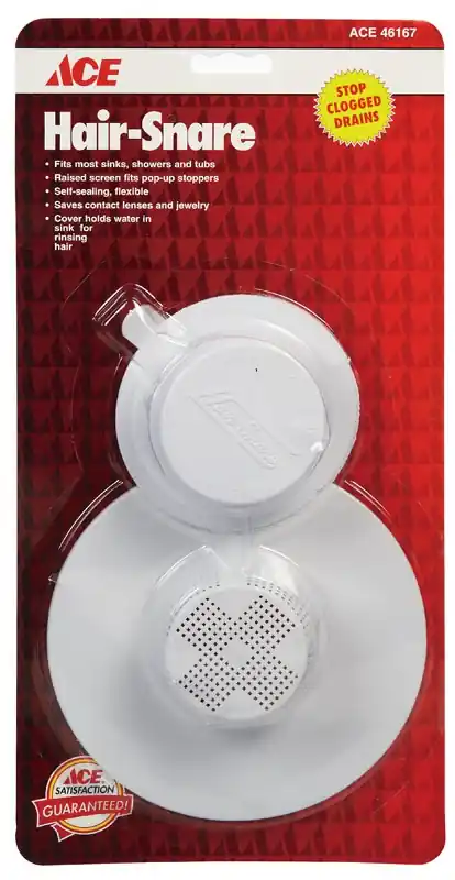 Ace Hair Snare 5 In. Dia. Plastic Sink Strainer