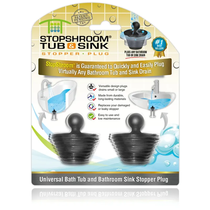 2 In. Matte Rubber Drain Protector For Bathroom Sink & Tub